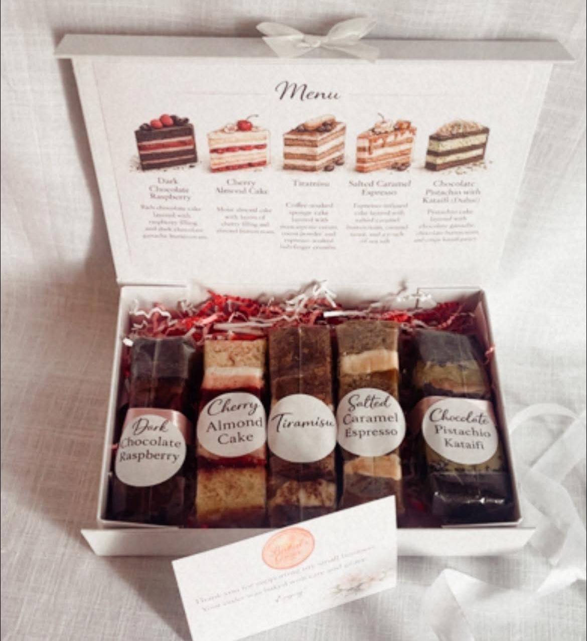 Winter Cake Tasting Box